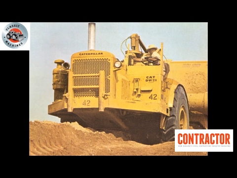 Classic Earthmovers: The Caterpillar DW21 2-axle scraper