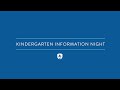 Ccsd59 kindergarten information night