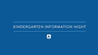 CCSD59 Kindergarten Information Night