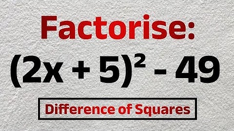 Tricky Quadratic Expression | Can You Factorise This? - SAT, ACT, GCSE Maths 