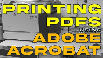 Printing PDF File with Adobe Acrobat