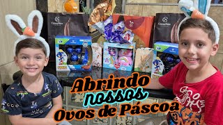 Abrindo nossos ovos de Páscoa 2026 e kinder Joy do Super Mário 