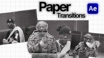 Freeze Frame PAPER TRANSITION in After Effects | Easy Tutorial