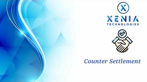 Xenia POS Pro Retail ERP | Module - 01|Accounts Counter Settle