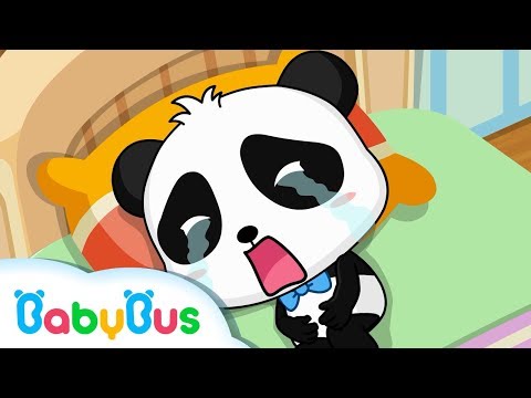 Panda Kiki Gets a Stomachache & Crying  | Eat by Yourself | Good Habits | BabyBus Cartoon