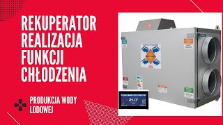 Chłodzenie Domu Rekuperatorem, Wymiennik Chłodniczy 40 Kw