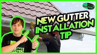 New Gutter Installation Tip #1 Box Miters