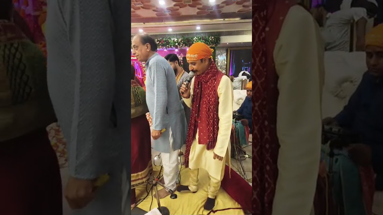 Tere bharose pariwar mera by Gautam 9811107406 chauki 15/2/26 Kohli family Royal papper banquet like