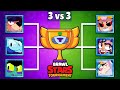 Who is The Best Team Brawler? Starr Force vs Worst Bunch | Brawl Stars Tournament