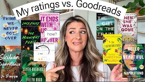 GOODREADS RATINGS VS MY RATINGS | UNDERHYPED AND OVERHYPED BOOKS