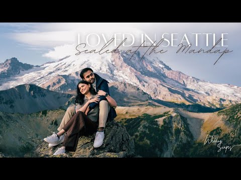 LOVED IN SEATTLE, SEALED AT THE MANDAP | Anitha & Rahul's Cinematic WEDDING FILM 4K | WEDDINGSCAPES