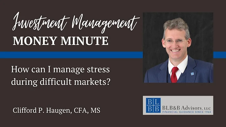 How can I manage stress during difficult markets?