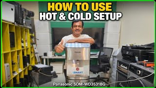 Panasonic SDM-WD3531BG Full Setup — Hot Water, Cold Water & Touchless Use