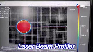 cmos 280nm ~1100nm laser beam analyzer ba1023 usb 1920x1200 real-time monitoring