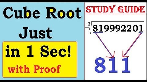 3 Sec Vedic Maths Tricks for Fast Calculation | Math Cube Root Tricks | यह नहीं देखा तो क्या देखा