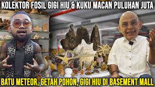 A collector of shark tooth and tiger claw fossils worth tens of millions. A stone memorial, a sha...