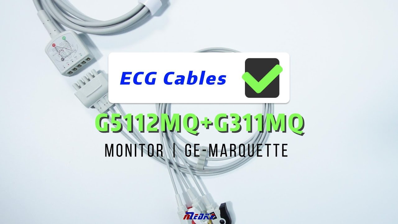 ECG Trunk Cable G5112MQ + Leadwires G311MQ