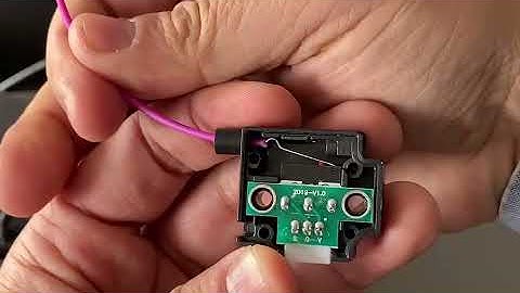 How to fix the filament detection switch can not jump up?