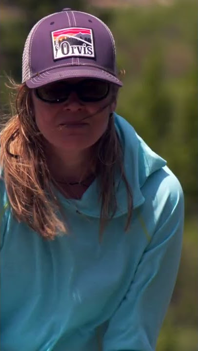 Beautiful Colorado Cutthroat Trout Feeding - Women Fly Fishing on Alpine Lake