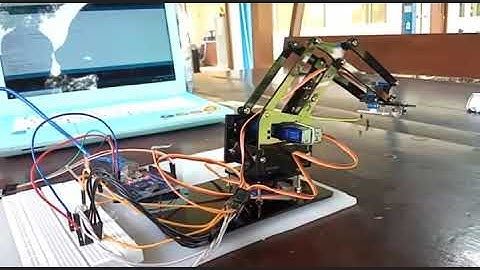Kontrol ARM Robot dengan aplikasi via Bluetooth