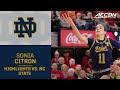 ND's Sonia Citron Highlights vs. NC State
