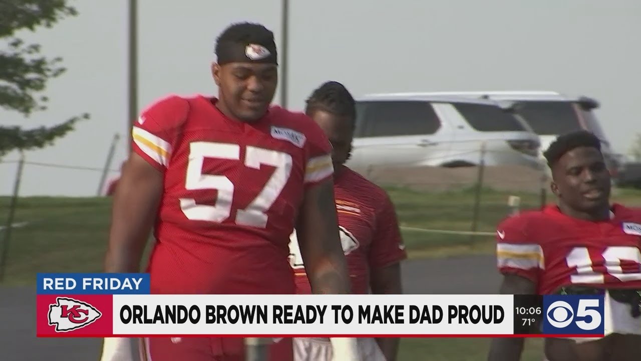 Orlando Brown prepares for Chiefs debut, hopes to make father proud