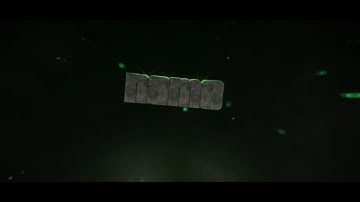 3D BLENDER INTRO TEMPLATE GREEN // 1 VIEW = 1 LIKE? // BY ADADZN