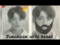 Jungkook drawing with beard styles 😁 BTS army special drawing/btsfan #bts #btsdrawing #junkook 