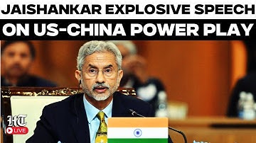 Jaishankar LIVE: EAM Jaishankar’s Hard-Hitting Speech On US–China Power Play | India News LIVE