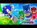 Sonic Dash Vs PJ Masks Moonlight Heroes
