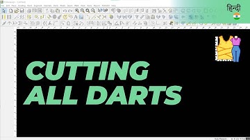 हिन्दी - Cutting All Darts | TUKAdesign Video Help | CAD Pattern Making Software | Hindi