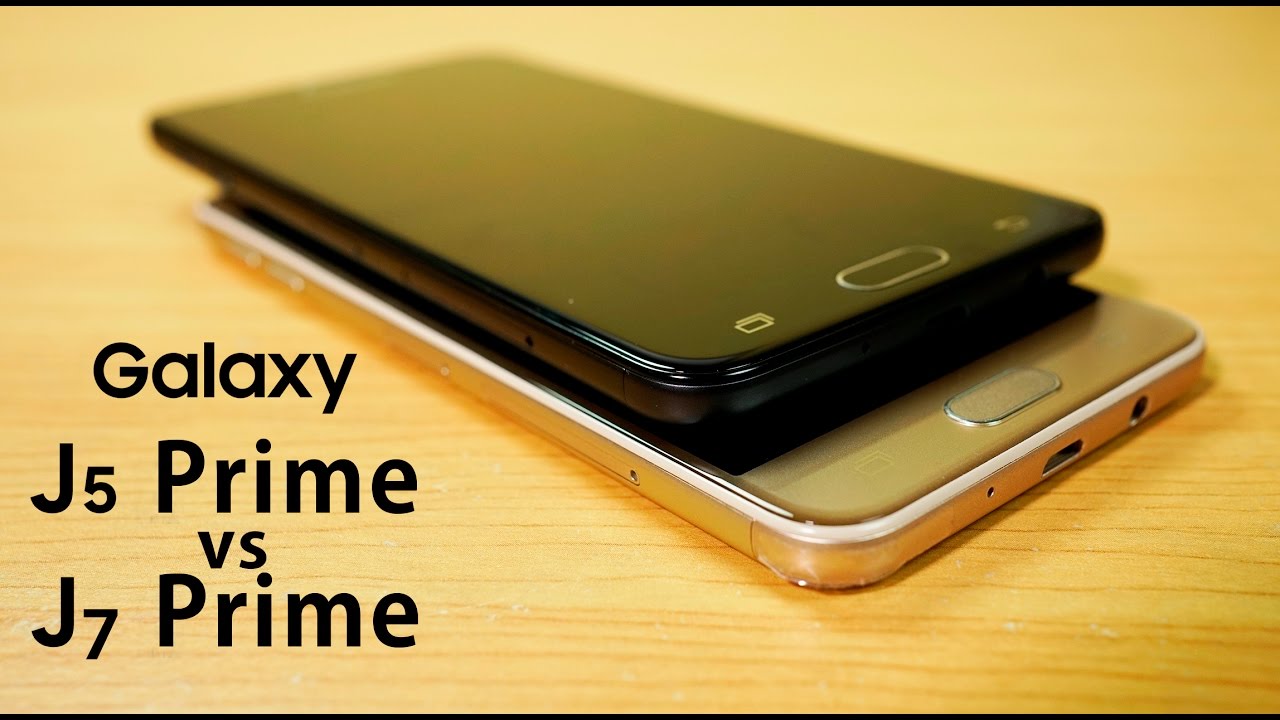 Samsung Galaxy J7 Prime and Samsung Galaxy J5 Prime - Comparative Review