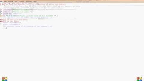How to find the absolute value of difference of two given numbers-Python