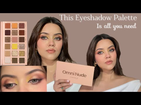 Soft Glam Eye Look Using Praush Omninude | Review + Swatches for Indian Skin Tones 💖 @Praush Beauty