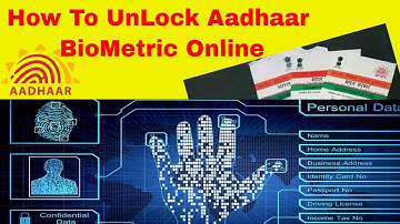 Aadhaar Biometric Unlock And Lock