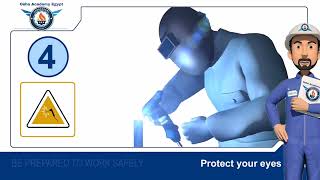 تعليمات السلامة  لحماية العينين اثناء العمل