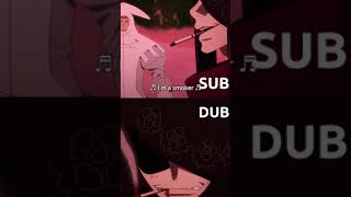 Joker saying 'I am a smoker' | Sub vs Dub #fireforce #anime