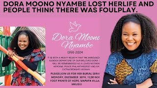 Remembering Dora Moono Nyambe: A Legacy of Love, Hope, and Unanswered Questions