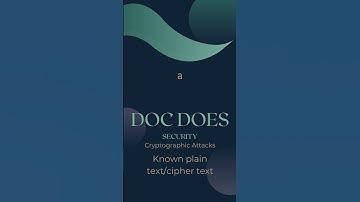 What Is Known Plain Text & Cipher Text #cybersecurity