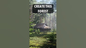 How to create a Realistic Forest in Blender | #blender #blender3d #shorts