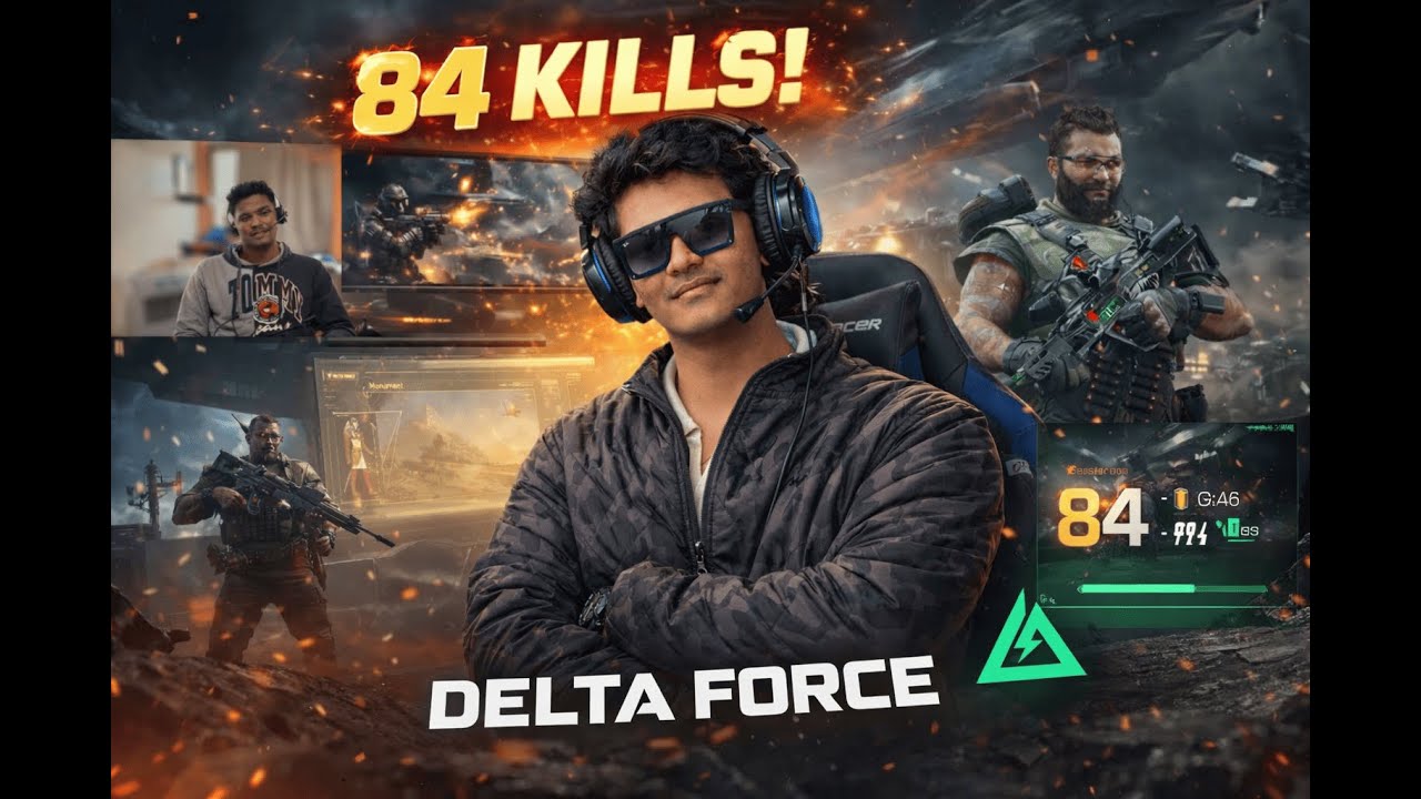 84 KILLS -  DEFEAT || delta force || position top 3