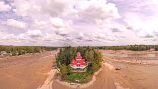 Edenville Dam Fails: Wixom Lake Goes Dry - Drone Footage