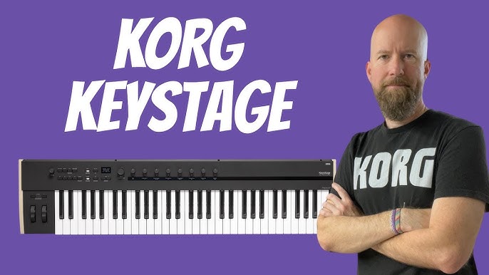 Korg Keystage MIDI 2.0 Controller with Polyphonic Aftertouch (49 Keys)