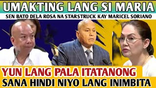 MARICEL SORIANO UMAKTING LANG SA SENADO SANA HINDI NIYO NA INIMBITA YUN LANG PALA ITATANONG NIYO