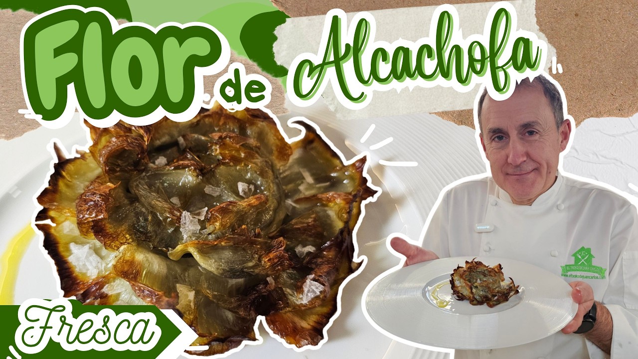 Flor de Alcachofa Fresca Confitada al Horno | Crujiente y Melosa
