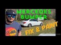Painting Mercedes Bumper at home!