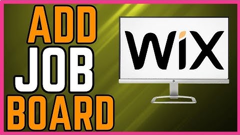 How to Add Job Board to Wix Website 2024 - (Full Guide!)