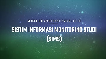 Sistem Informasi Monitoring Studi (SIMS)