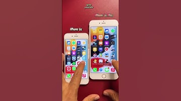 iPhone 6s Plus vs iPhone 6s #youtube #shorts