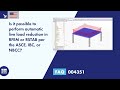 FAQ 004351 | Is it possible to perform automatic live load reduction in RFEM or RSTAB per the ASC...